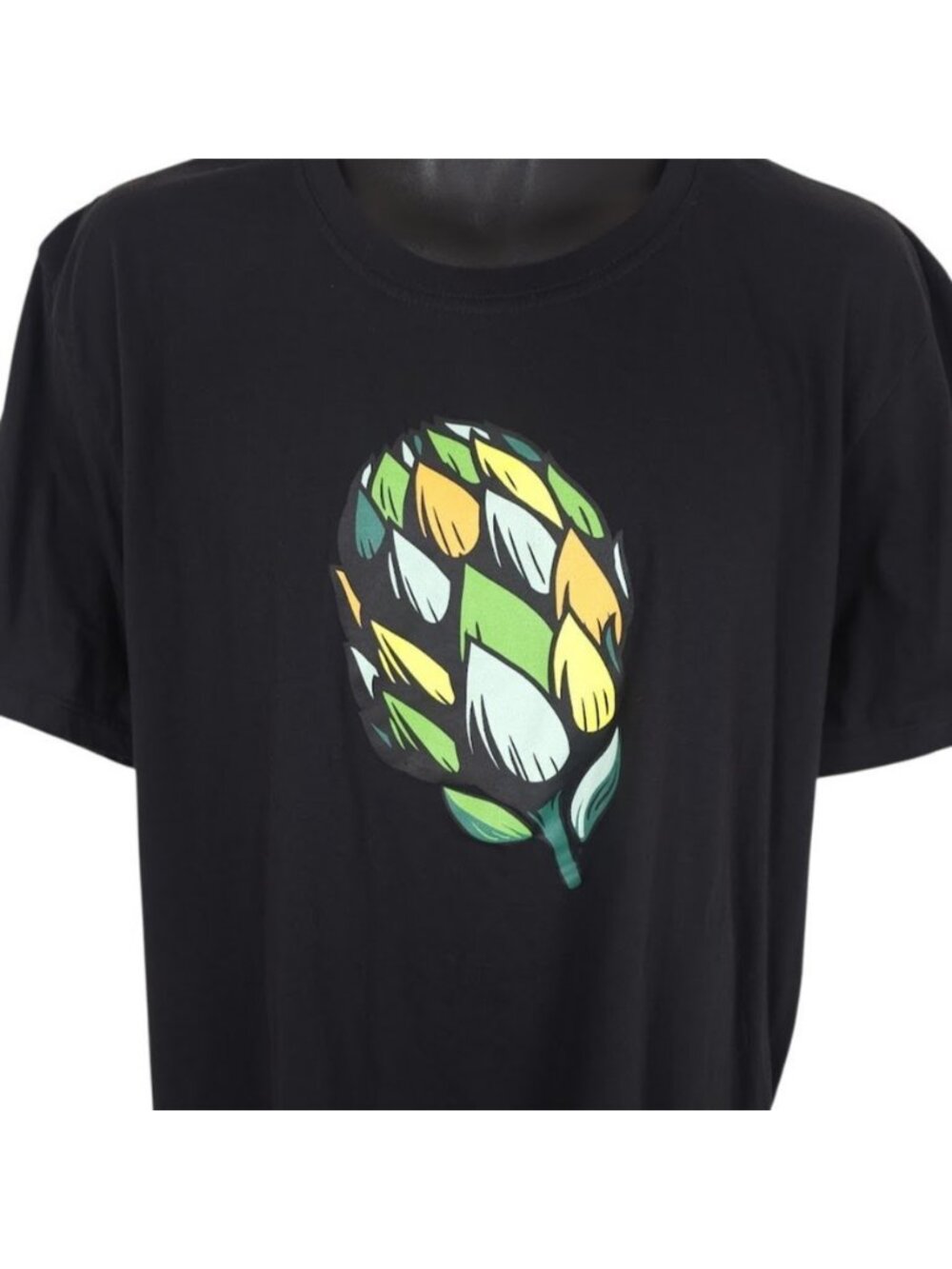 Cynar T Shirt Mens Size XL Black Italian Amaro Artichoke Leaves